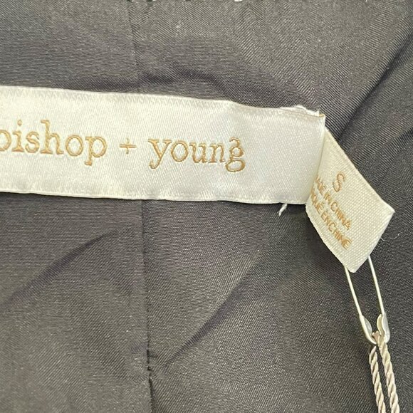 Anthropologie Steal the Night Sparkle Boyfriend Black Blazer NWT - Picture 7 of 10